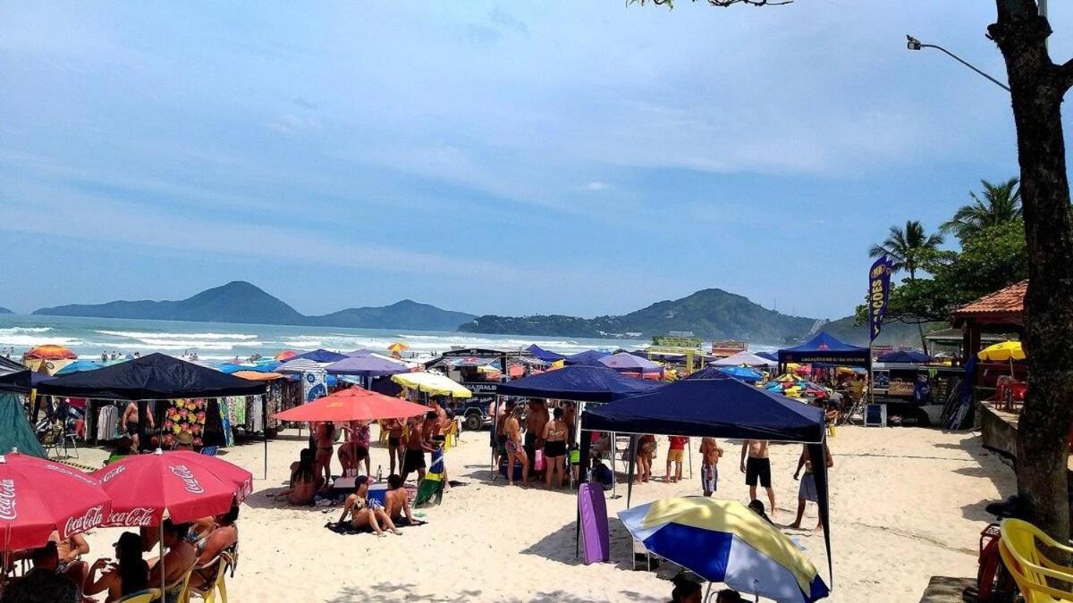 Cantinho Do Descanso Ll Na Praia Grande Ubatuba Bagian luar foto